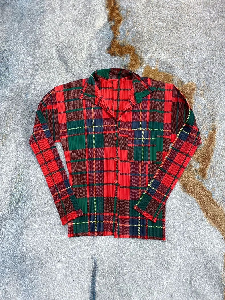 Issey Miyake Issey Miyake size:4 Christmas red and green checkered card Size XS / US 0-2 / IT 36-38 - 3 Thumbnail