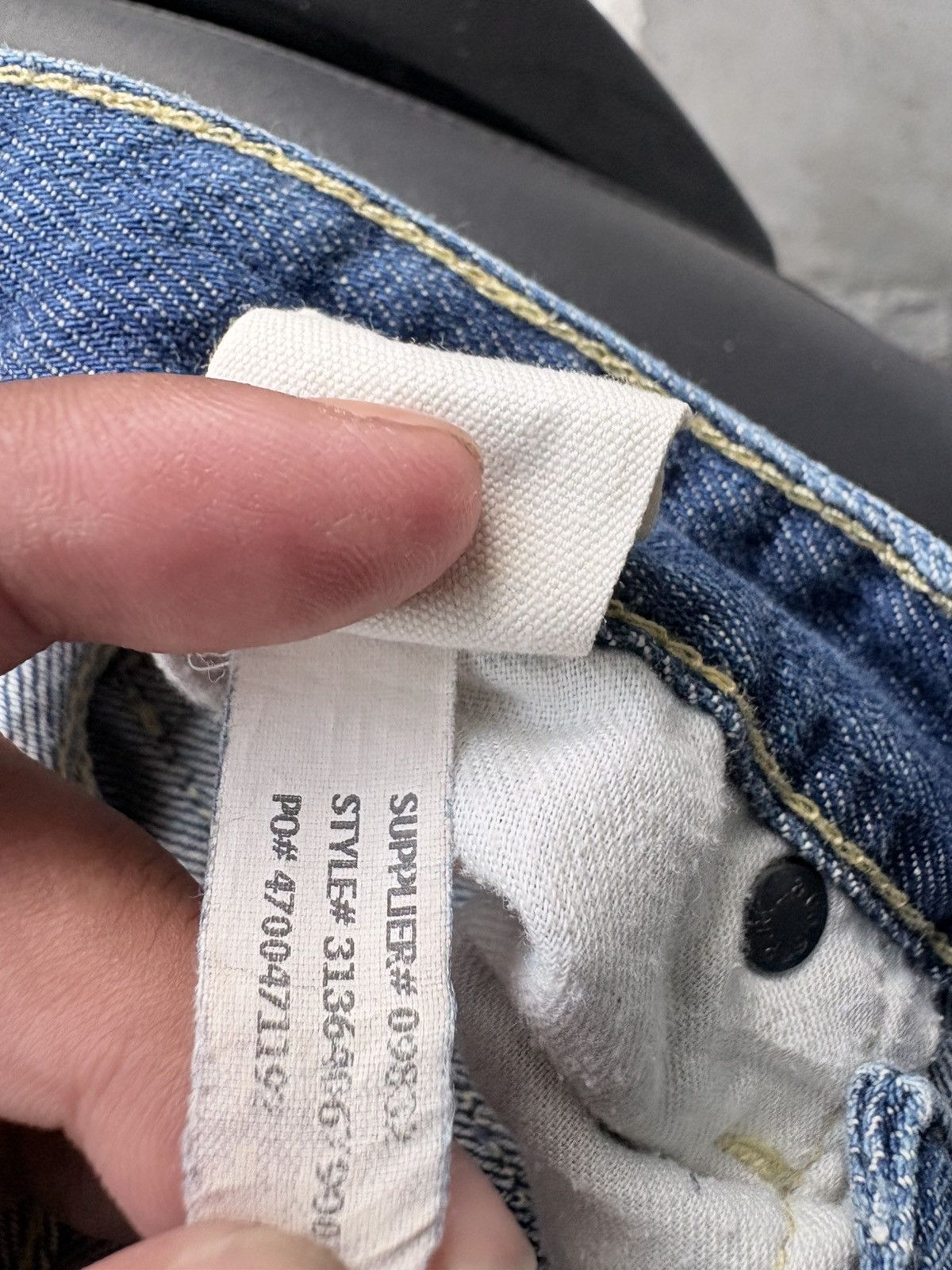 RRL Ralph Lauren Polo Ralph Lauren Patchwork Denim Pants Size US 28 / EU 44 - 14 Thumbnail