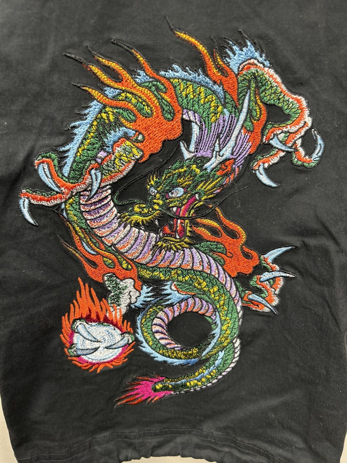 Ed Hardy Vintage Ed Hardy Cargo Pants Dragon Logo Size S Size US 30 / EU 46 - 9 Thumbnail