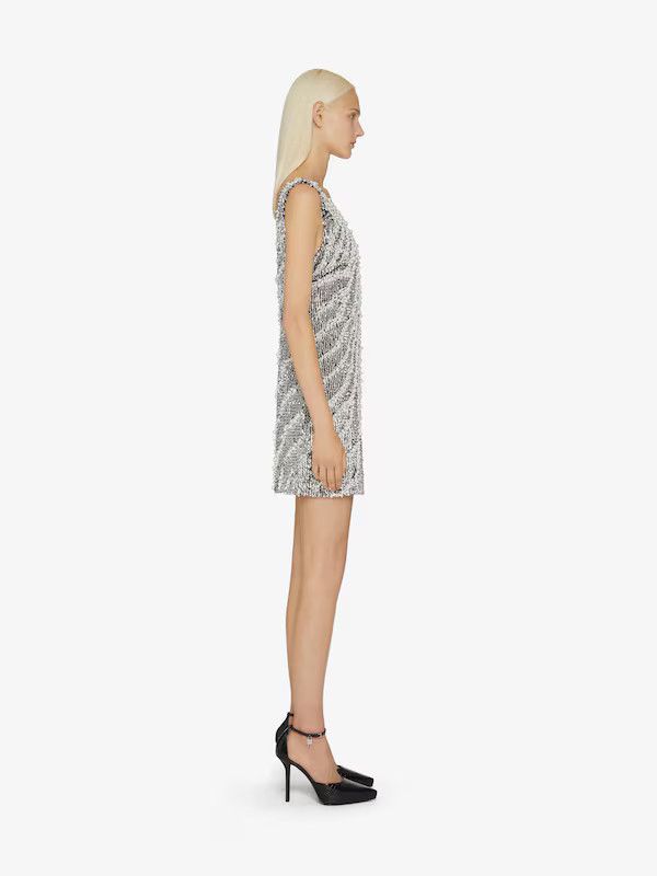 Givenchy o1srvl11e1124 One Shoulder Dress in Shinny Gun Metal Size XXS / US 00 / IT 34 - 3 Thumbnail