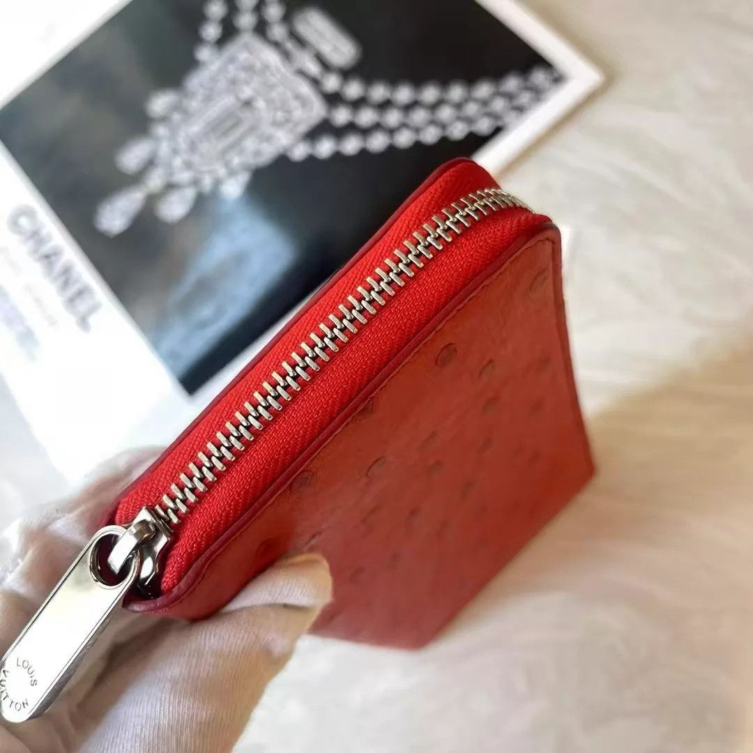 Louis Vuitton LV Ostrich Zippy Long Wallet Like New Size ONE SIZE - 4 Thumbnail