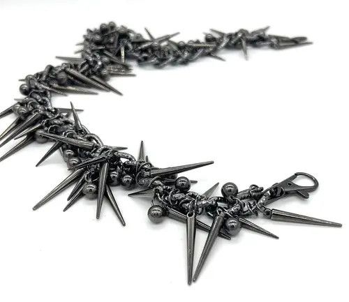 Japanese Brand Retro punk streetweary y2k spike pants pocket wallet chain Size ONE SIZE - 4 Thumbnail