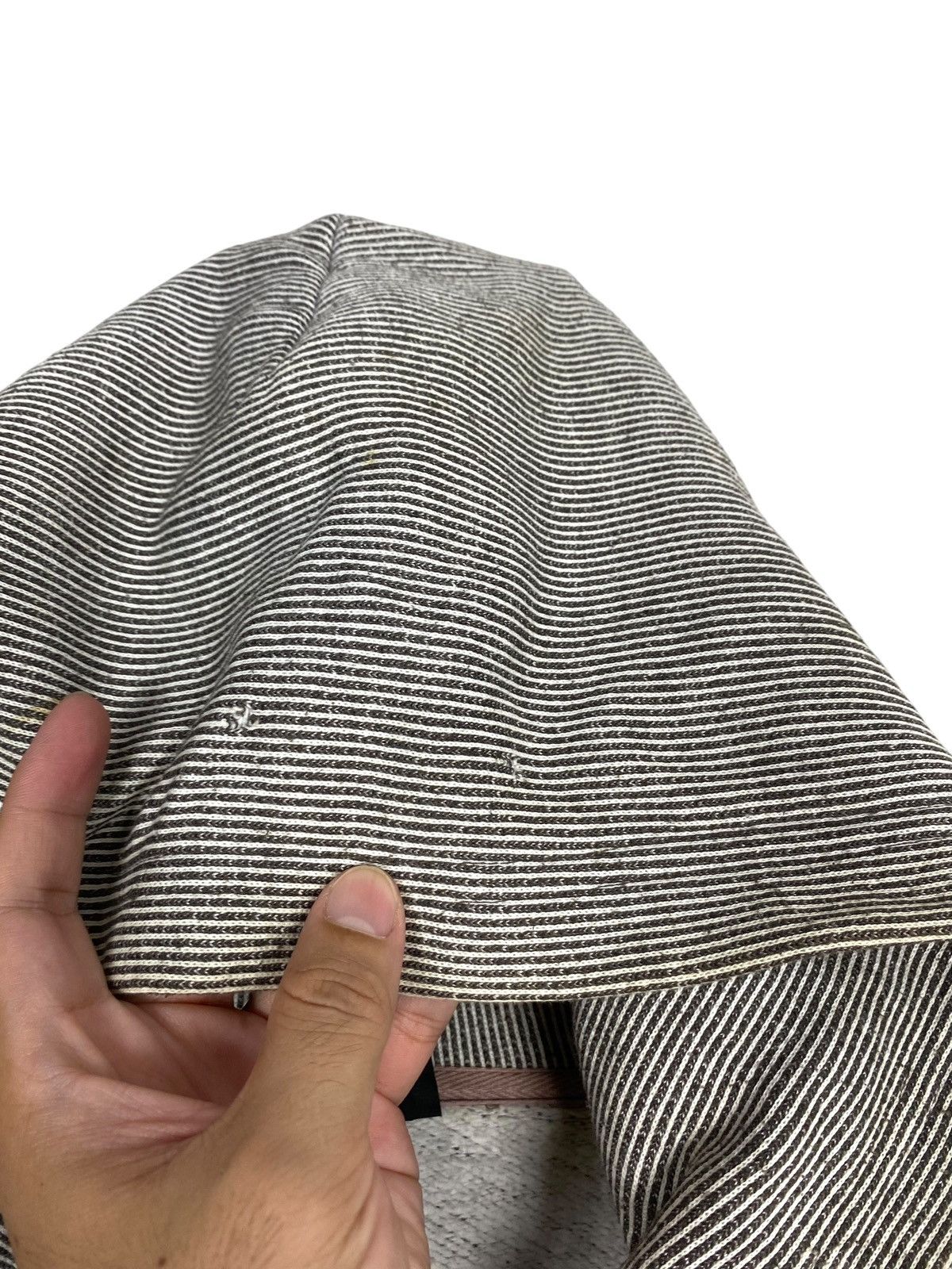 Vintage Vtg Motor Street World New Generation Hickory Hoodie Stripe Size US M / EU 48-50 / 2 - 4 Thumbnail