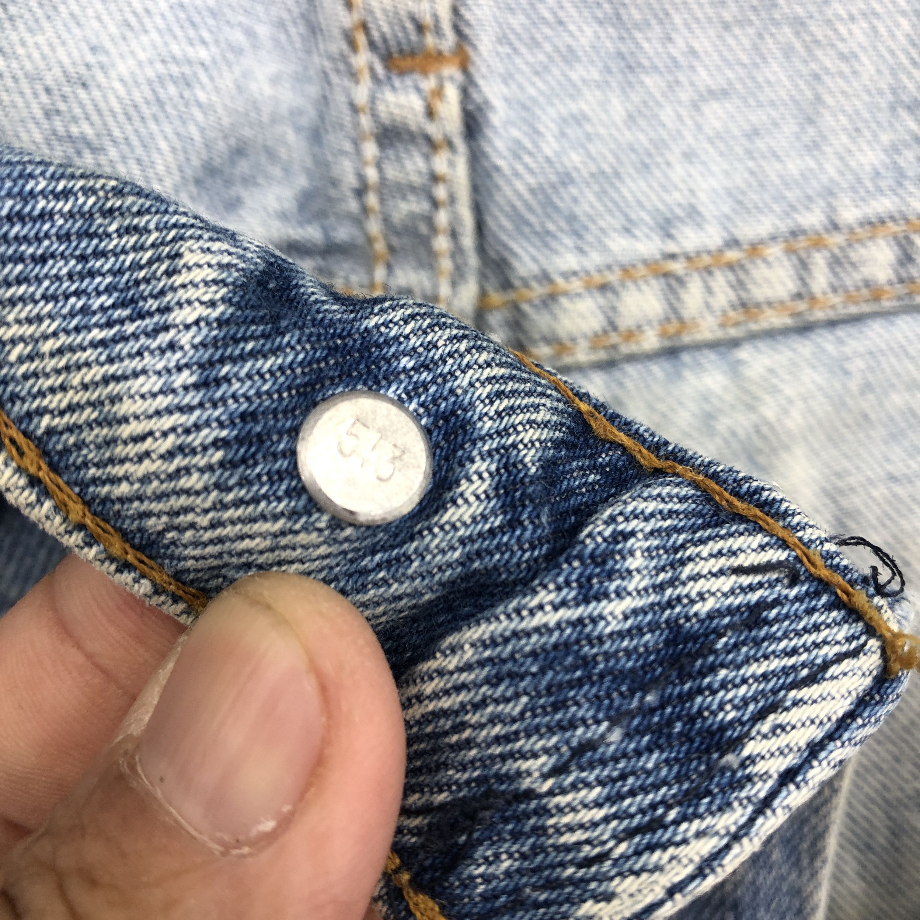 Levi's Vintage 90s Levis 505 Jeans Ripped Levi's Light Wash Denim Size US 30 / EU 46 - 7 Thumbnail