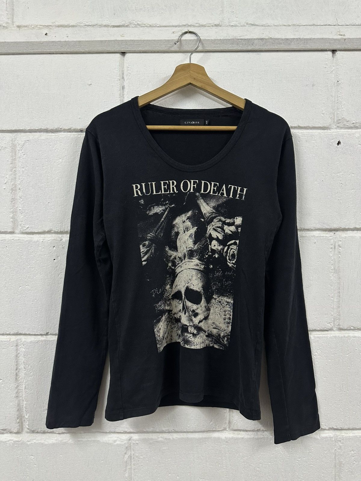 14th Addiction Civarize Japan “Ruler Of Of Death” Vkei L/S Shirt Size US S / EU 44-46 / 1 - 1 Thumbnail