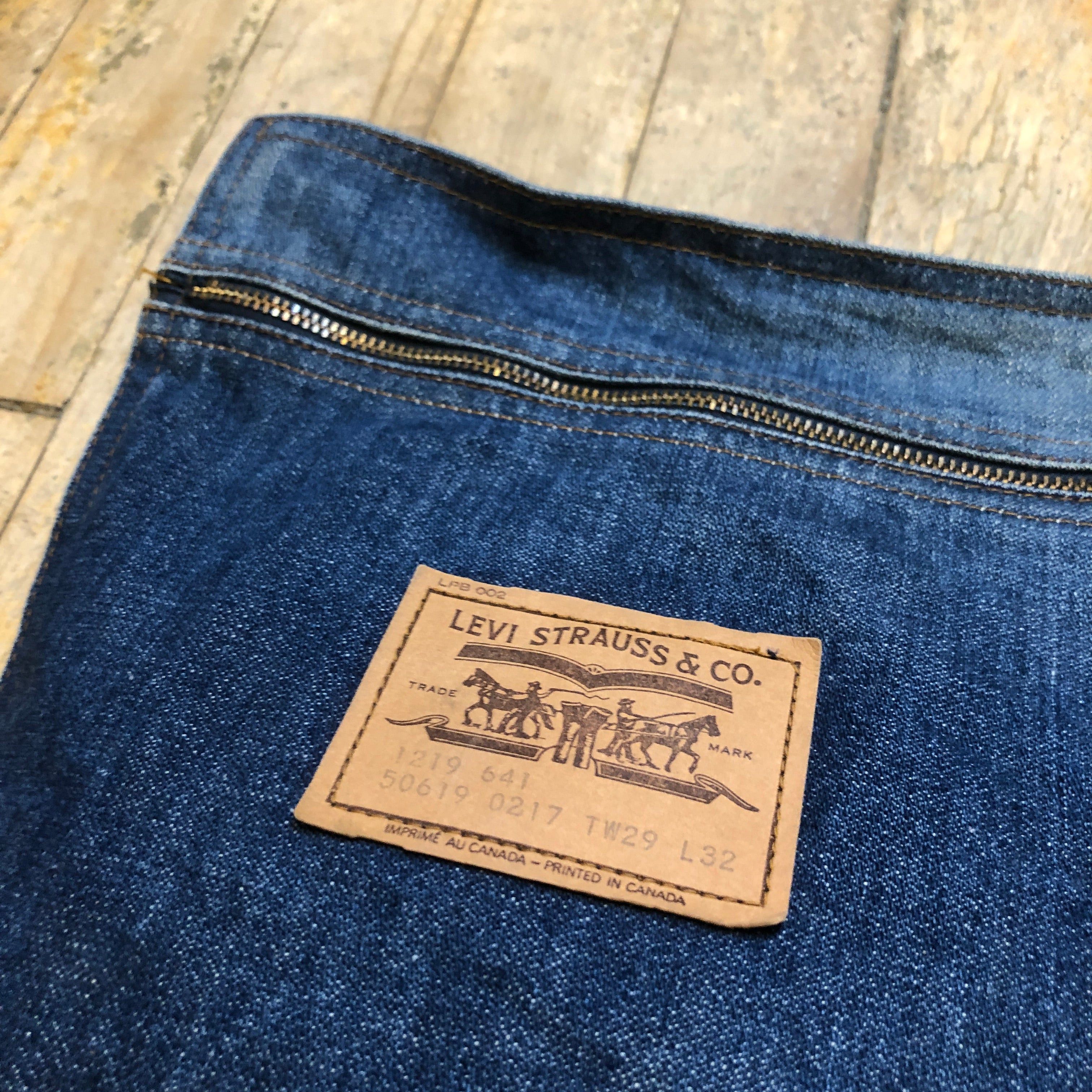 Levi's Levi's Orange Tab Made In Canada Vintage Denim Zippered Pouch Size ONE SIZE - 2 Thumbnail