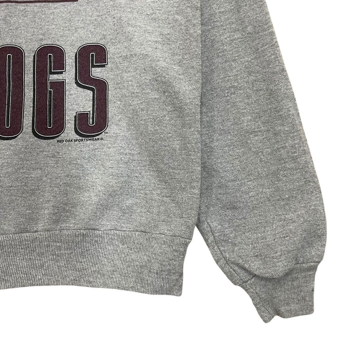 Vintage Vintage 90s Mississippi State University Bulldogs Sweatshirt Size US M / EU 48-50 / 2 - 7 Thumbnail