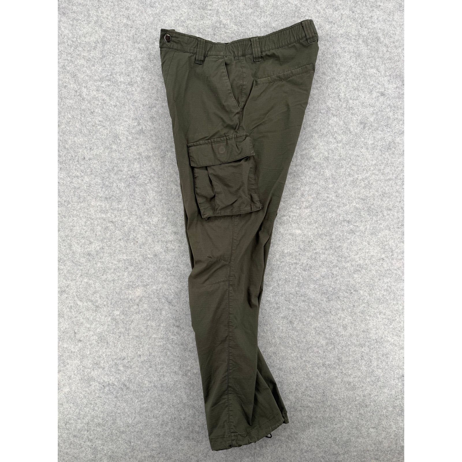 BYLT Premium Basics BYLT Premium Basics Cotton Olive Green Cargo Pants Size 31 Size US 31 - 3 Thumbnail