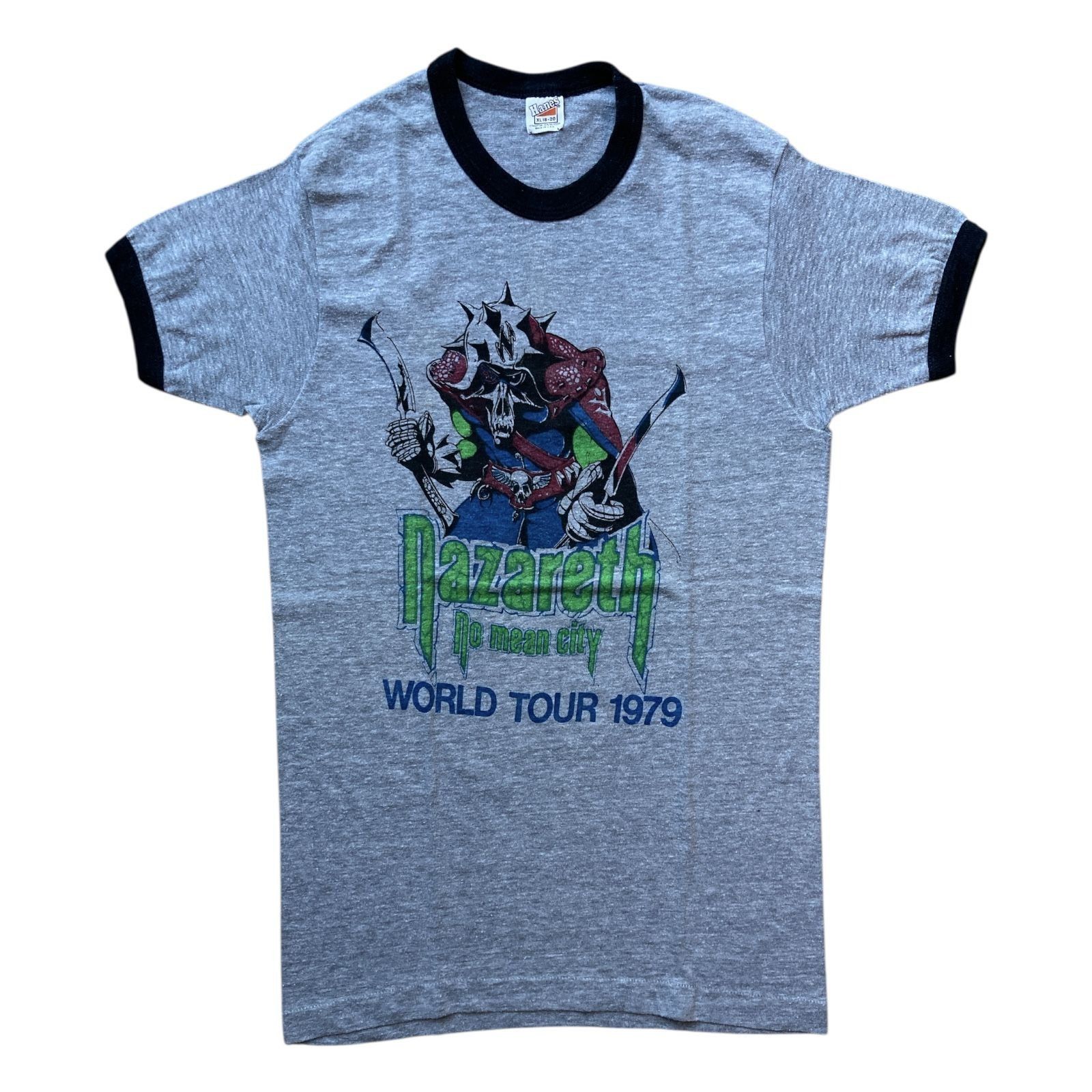 Hanes Nazareth No Mean City, World Tour 1979, Hanes XL 18-20, USA, Size US S / EU 44-46 / 1 - 1 Thumbnail