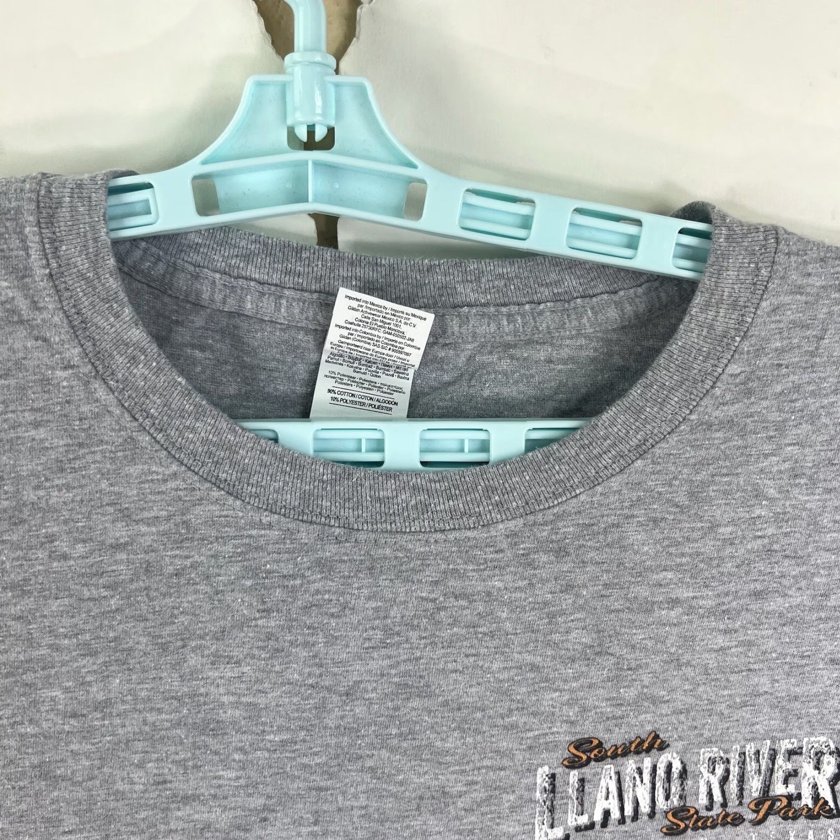Gildan Vintage Graphic Bird South Llano State Park TX T Shirt Adult Size L Gray Size US L / EU 52-54 / 3 - 4 Thumbnail