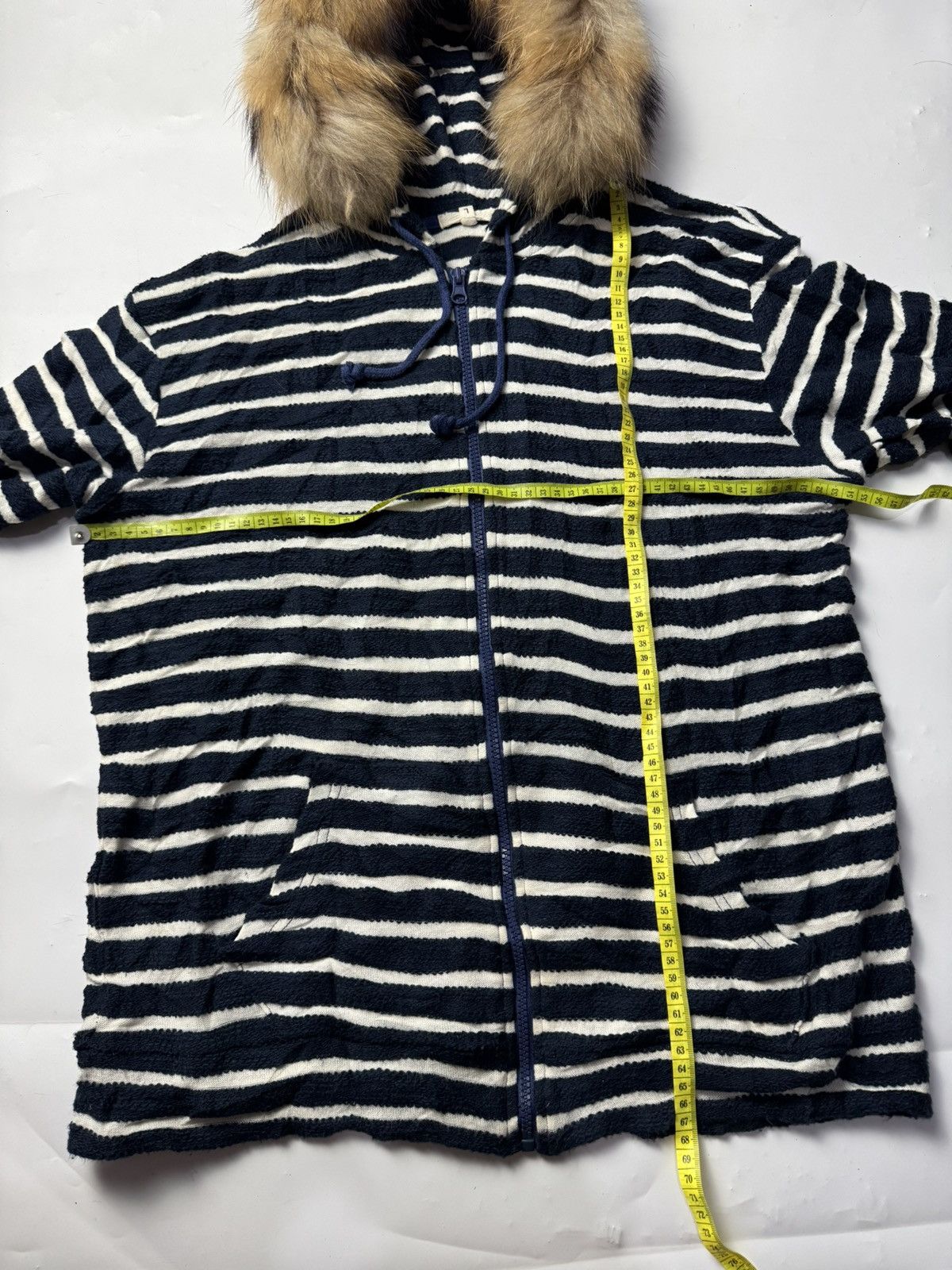 Beauty Beast × Hysteric Glamour × Japanese Brand Fur Hoodie Striped Japanese Styled Size US L / EU 52-54 / 3 - 5 Thumbnail