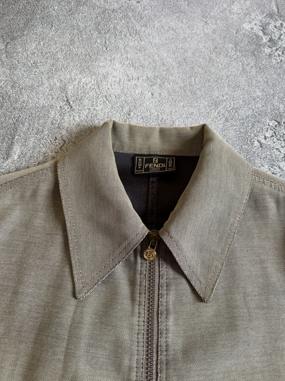 Fendi FENDI retro vintage zip jacket blazer bomber monogram 90s Size M / US 6-8 / IT 42-44 - 10 Thumbnail