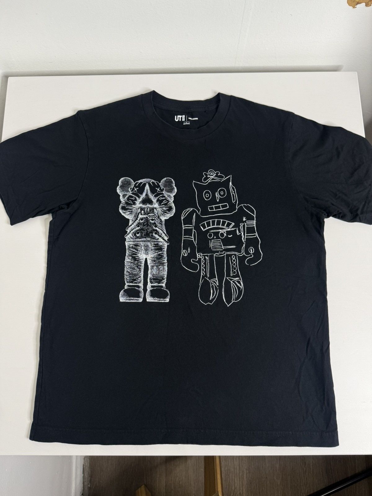 Kaws Kaws x Andy Warhol Tee "Black" (L) *PREOWNED* Size US L / EU 52-54 / 3 - 4 Thumbnail