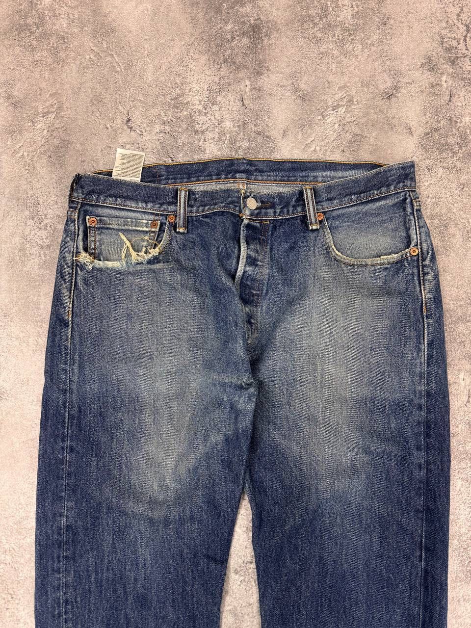 Levi's Vintage Levis 501 Blue Denim Pants Jeans Size US 36 / EU 52 - 7 Thumbnail