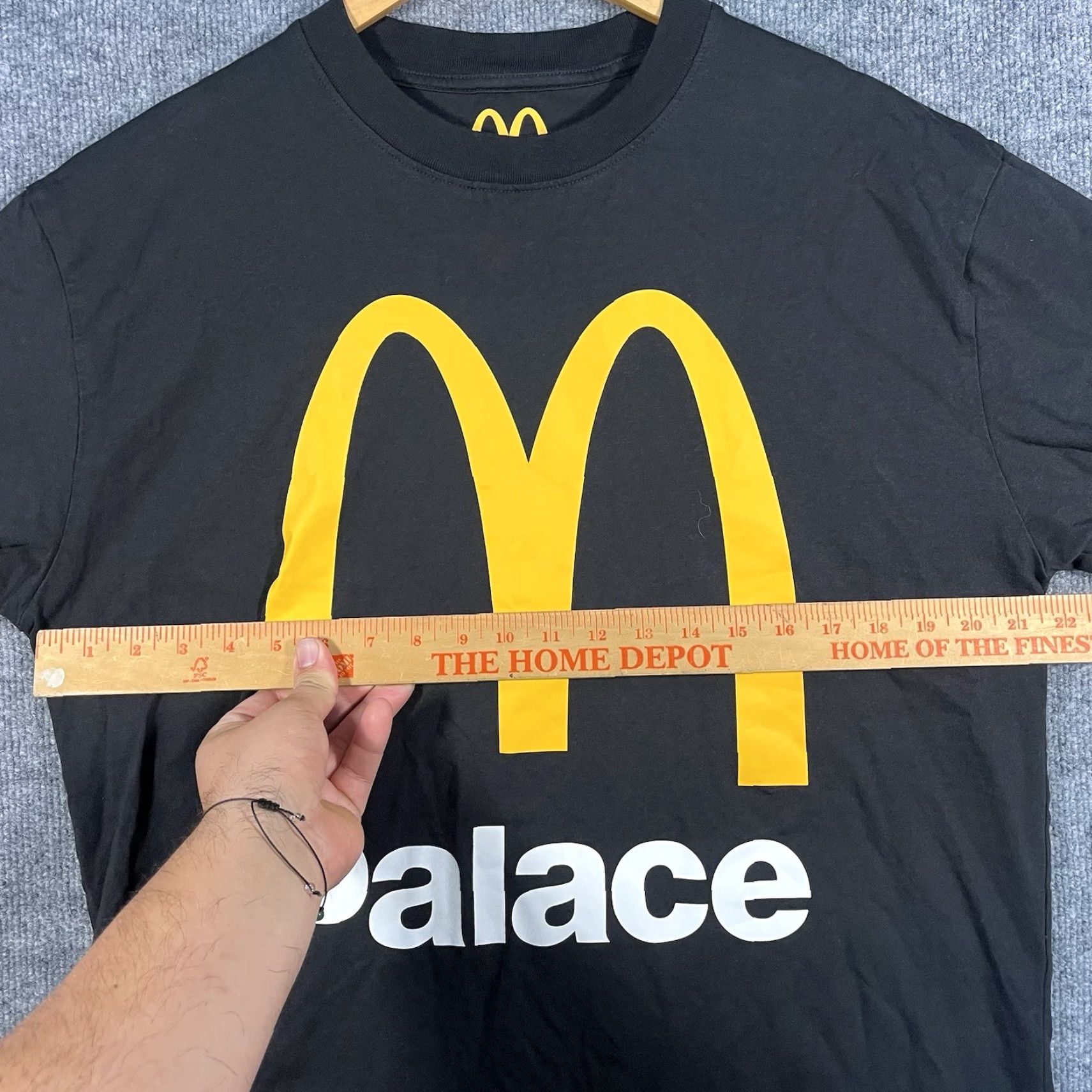 Palace Palace McDonald's Shirt Mens XL Black Collab Tee Graphic Logo Crew Neck Short Sleeve Limited Edition Size US XL / EU 56 / 4 - 6 Thumbnail