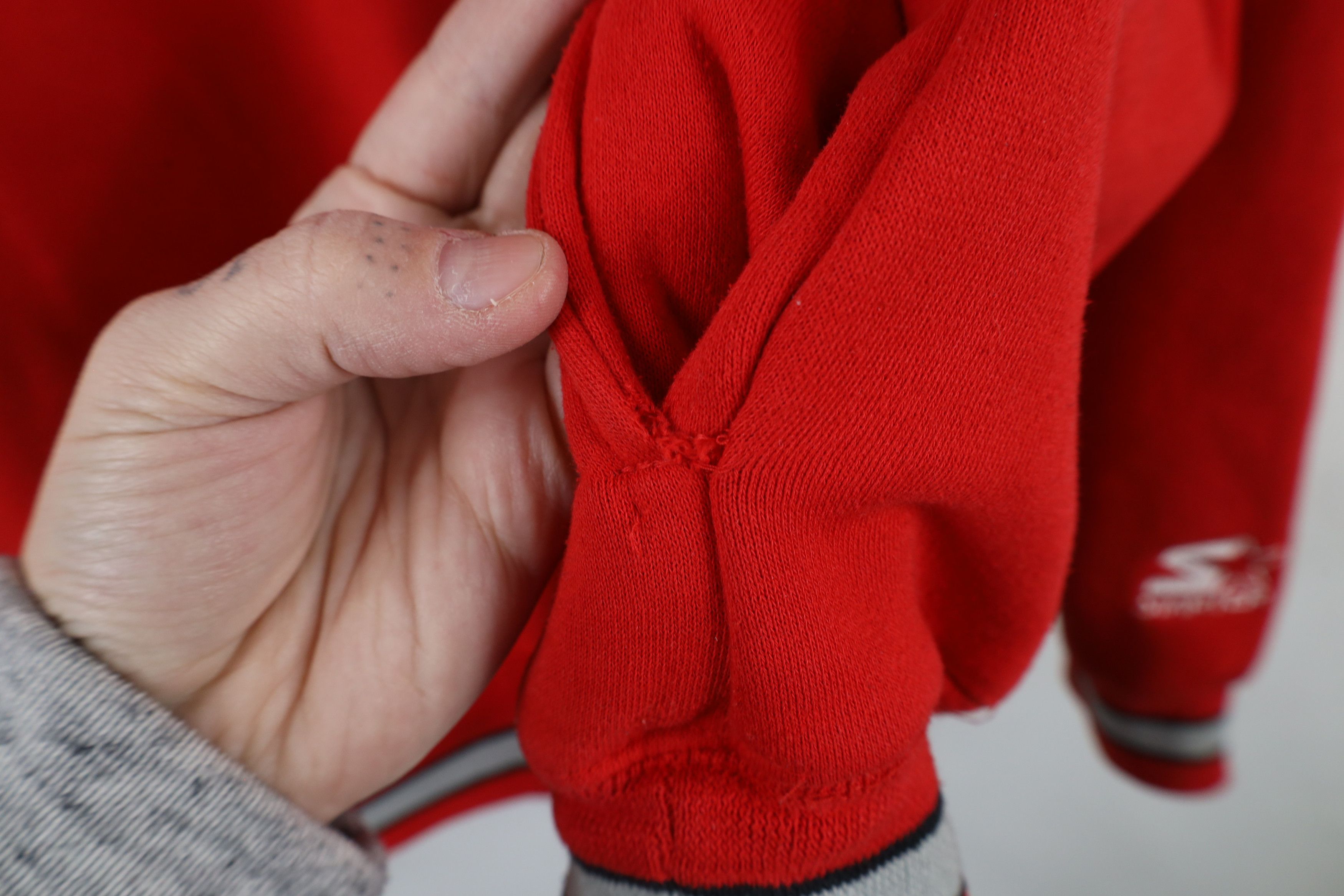 Starter × Vintage Vintage 90s Starter Script Ohio State University Hoodie Red Size US L / EU 52-54 / 3 - 8 Thumbnail