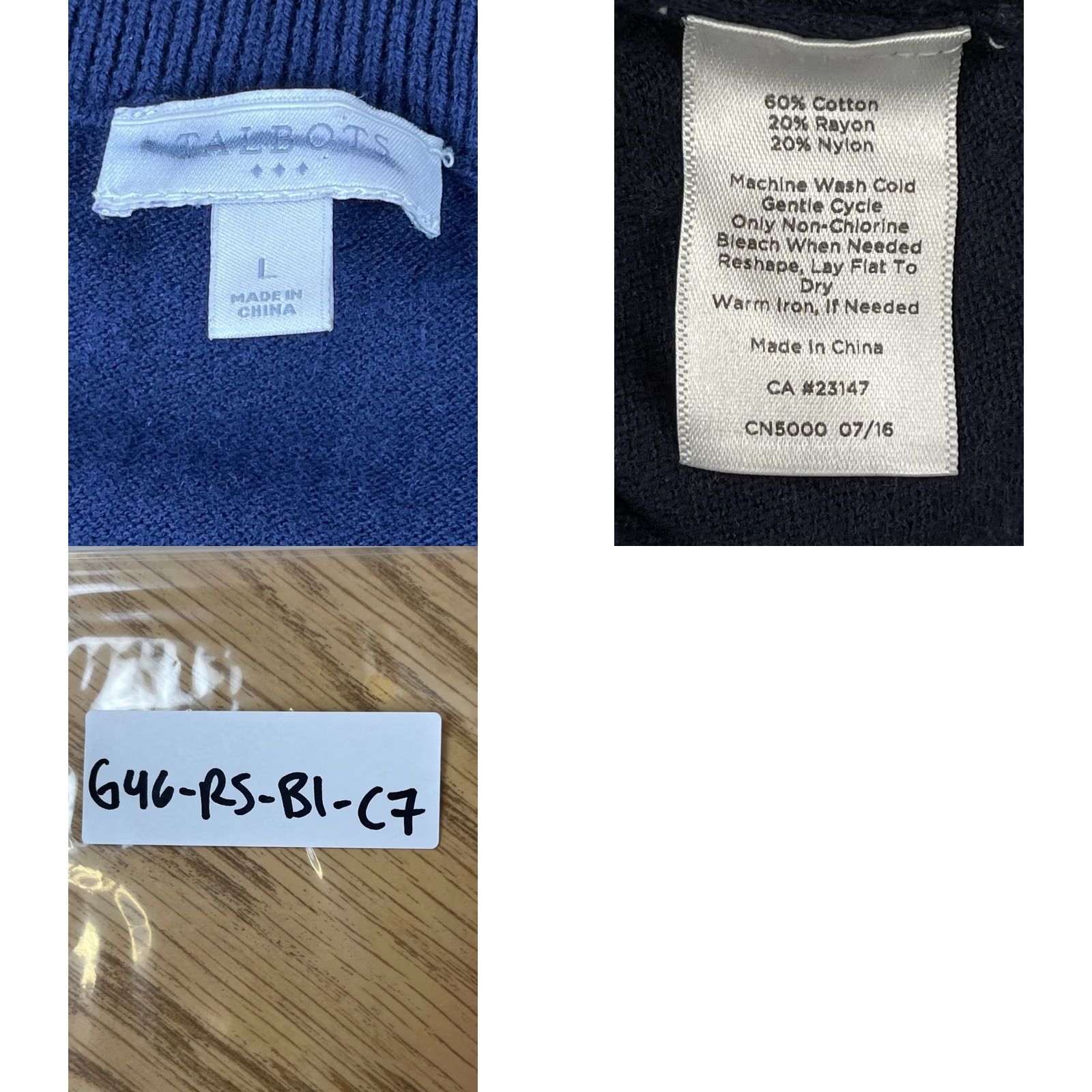 Talbots Talbots Sweater Womens Large Navy Blue Pullover Snowflake Sequin Knit Shirt Mens? Size L / US 10 / IT 46 - 8 Thumbnail