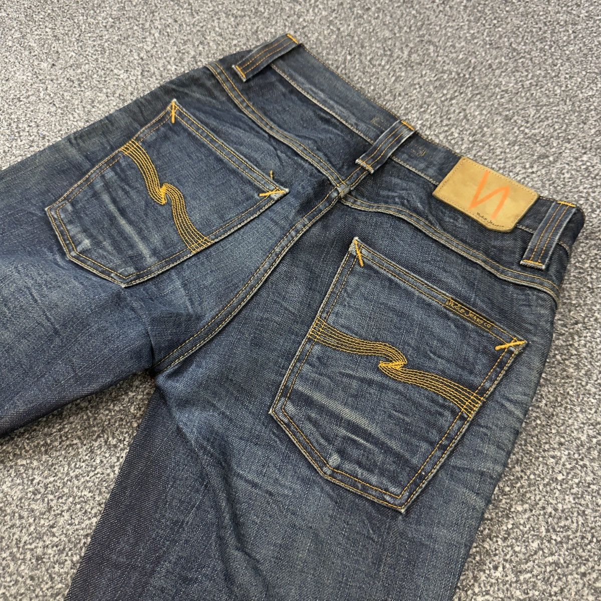 Nudie Jeans Y2K Streetwear Grim Tim Deep Shade Denim Size US 28 / EU 44 - 4 Thumbnail