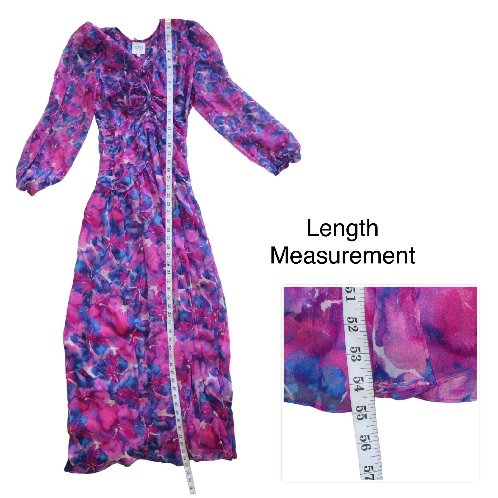 MISA Los Angeles MISA Los Angeles Imelda Floral Chiffon Maxi Dress Size Small Size S / US 4 / IT 40 - 6 Thumbnail