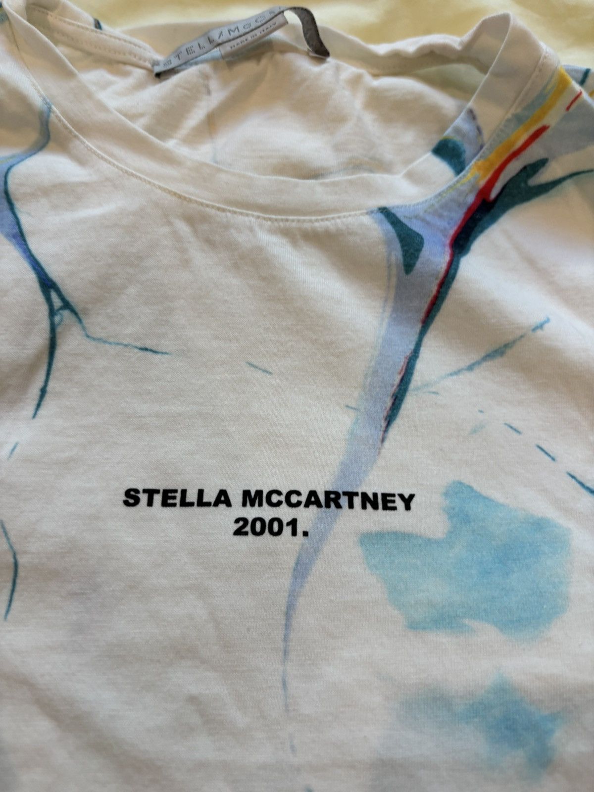 Stella McCartney Stella Mccartney Tie Dye Graphic T Shirt Size XS / US 0-2 / IT 36-38 - 6 Thumbnail