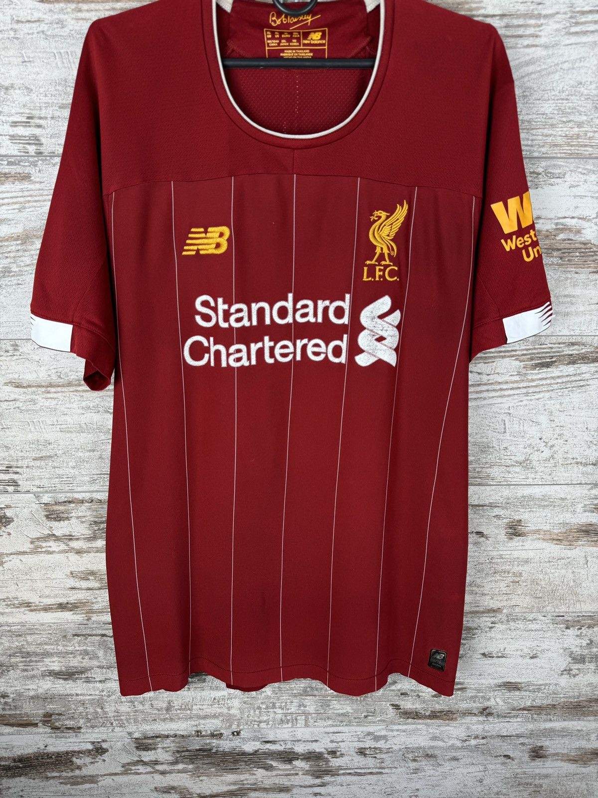 New Balance Mens Vintage New Balance Liverpool FC T-shirt jersey y2k Size US XXL / EU 58 / 5 - 4 Thumbnail