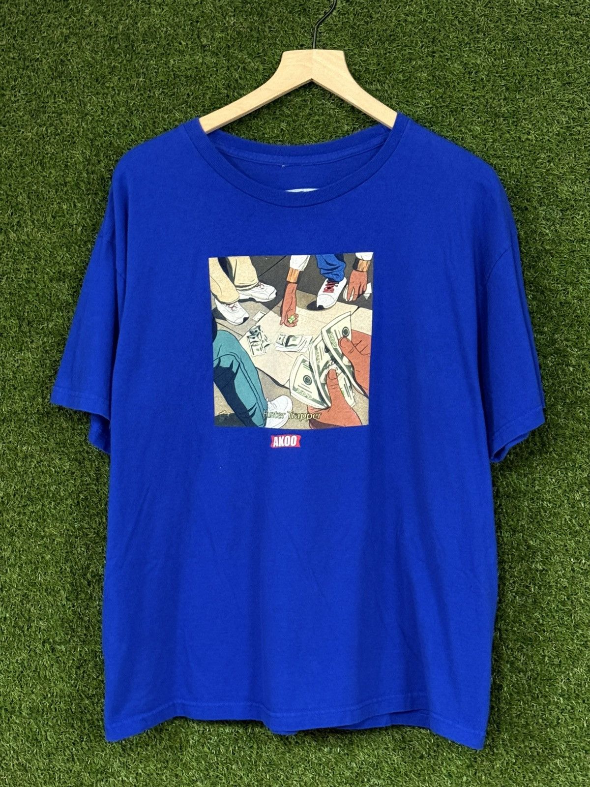 AKOO AKOO Anime Manga Money Photo Dice Sneakers Logo T Shirt XL Size US XL / EU 56 / 4 - 1 Thumbnail