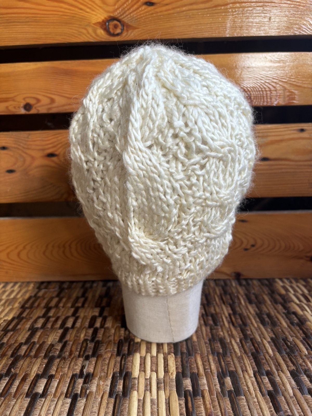 Japanese Brand CROCHET BEANIE DESIGN FROM JAPAN Size ONE SIZE - 3 Thumbnail