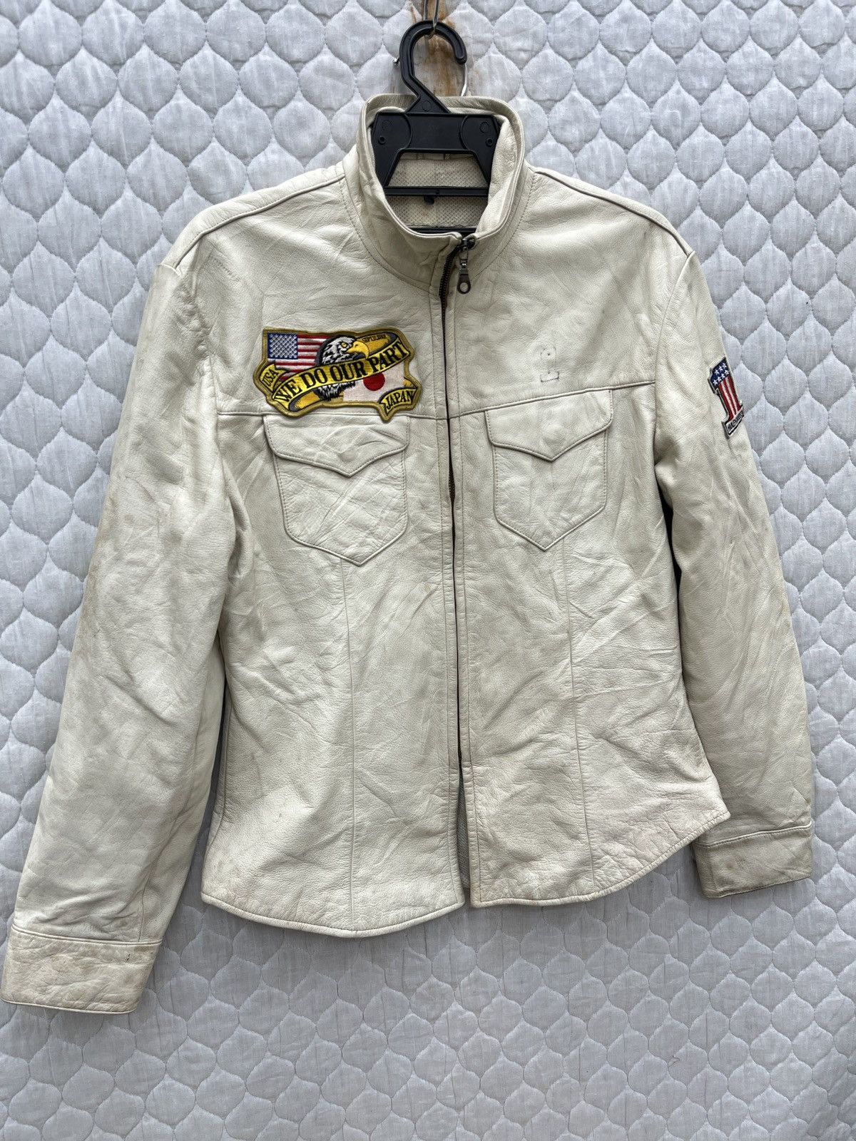 Japanese Brand 🔥🔥🔥ARCHIVE OUTLAW YOKYO JAPAN LEATHER JACKET Size S / US 4 / IT 40 - 2 Thumbnail
