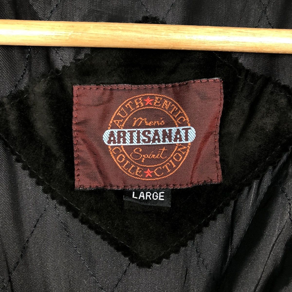 Japanese Brand 🔥VINTAGE LEATHER JACKET ARTISANAT JAPAN ISSEY MIYAKE Size US L / EU 52-54 / 3 - 19 Thumbnail