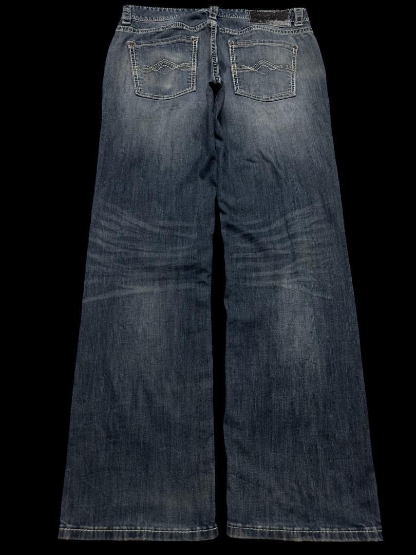Japanese Brand Vintage Rock&Roll Cowboy Denim Mudwash Regular Straight Leg Size US 33 - 1 Thumbnail