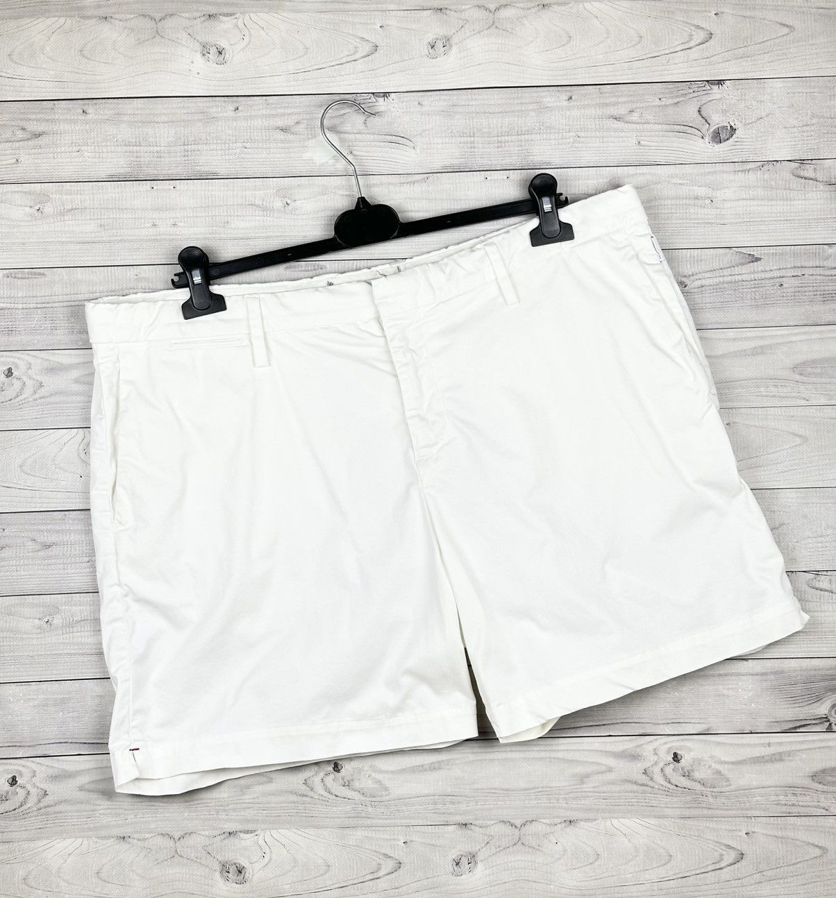 Orlebar Brown Orlebar Brown Size XL Men Pocket Shorts White Cotton Size US 38 / EU 54 - 1 Thumbnail