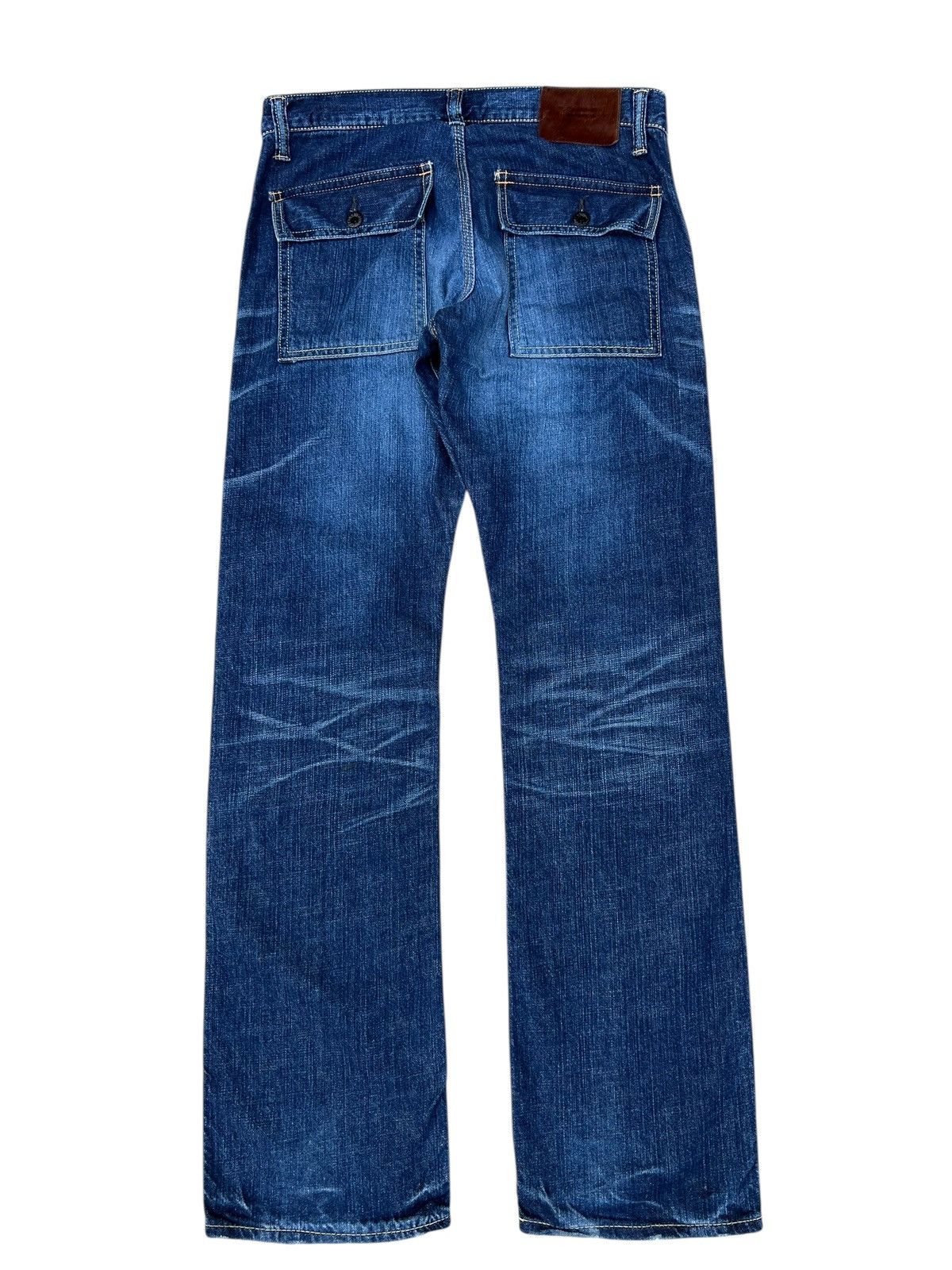 Shellac Acoustic Japan Bush Denim Jeans Size US 31 - 14 Thumbnail