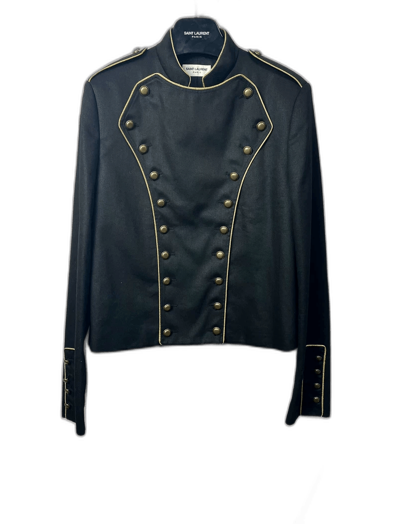 Other Saint Laurent Military Jacket with Gold Accents-2507 Size US L / EU 52-54 / 3 - 1 Thumbnail
