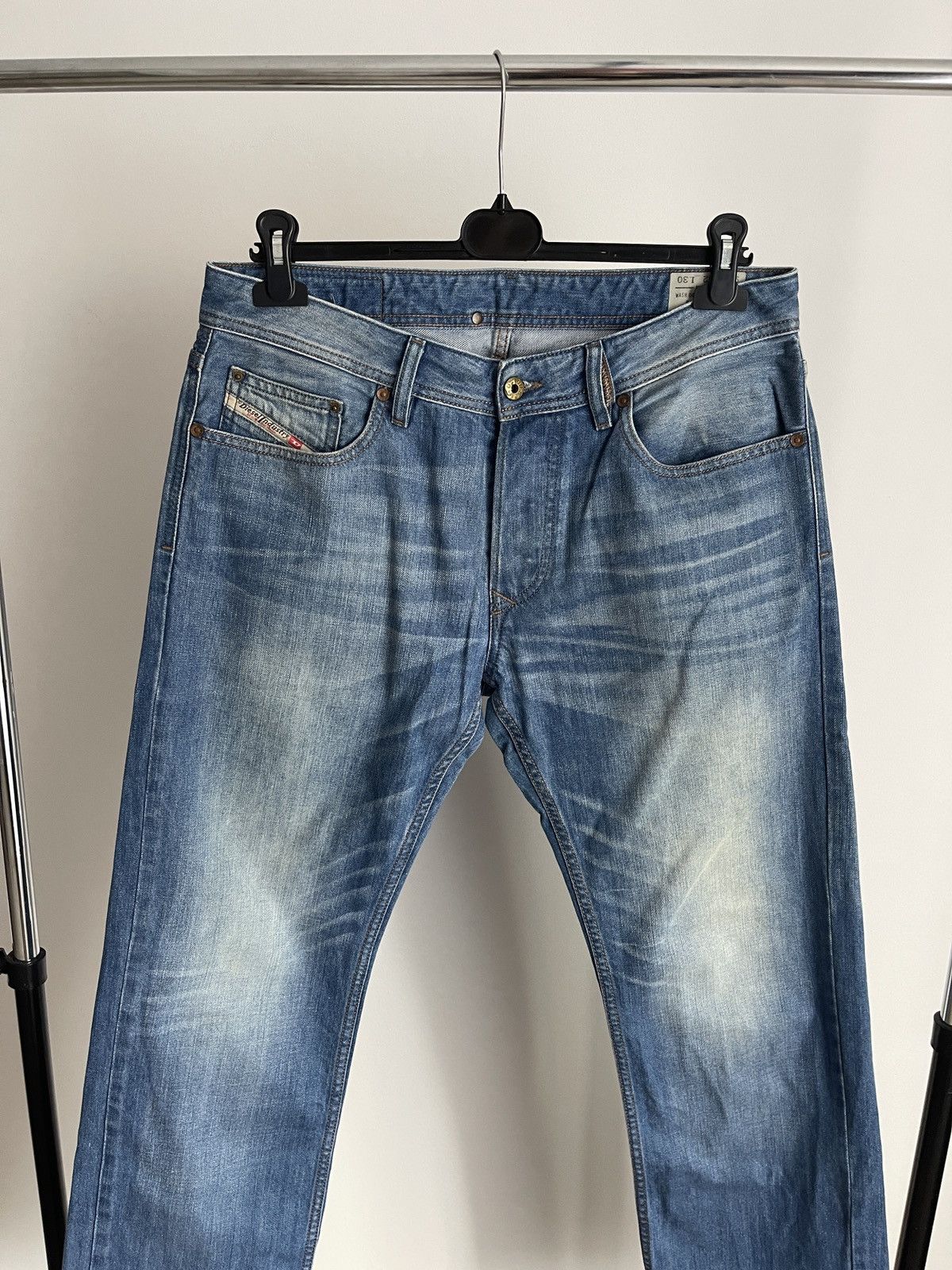 Diesel × Vintage Vintage Diesel Blue Jeans Distressed Denim Size US 32 / EU 48 - 2 Thumbnail