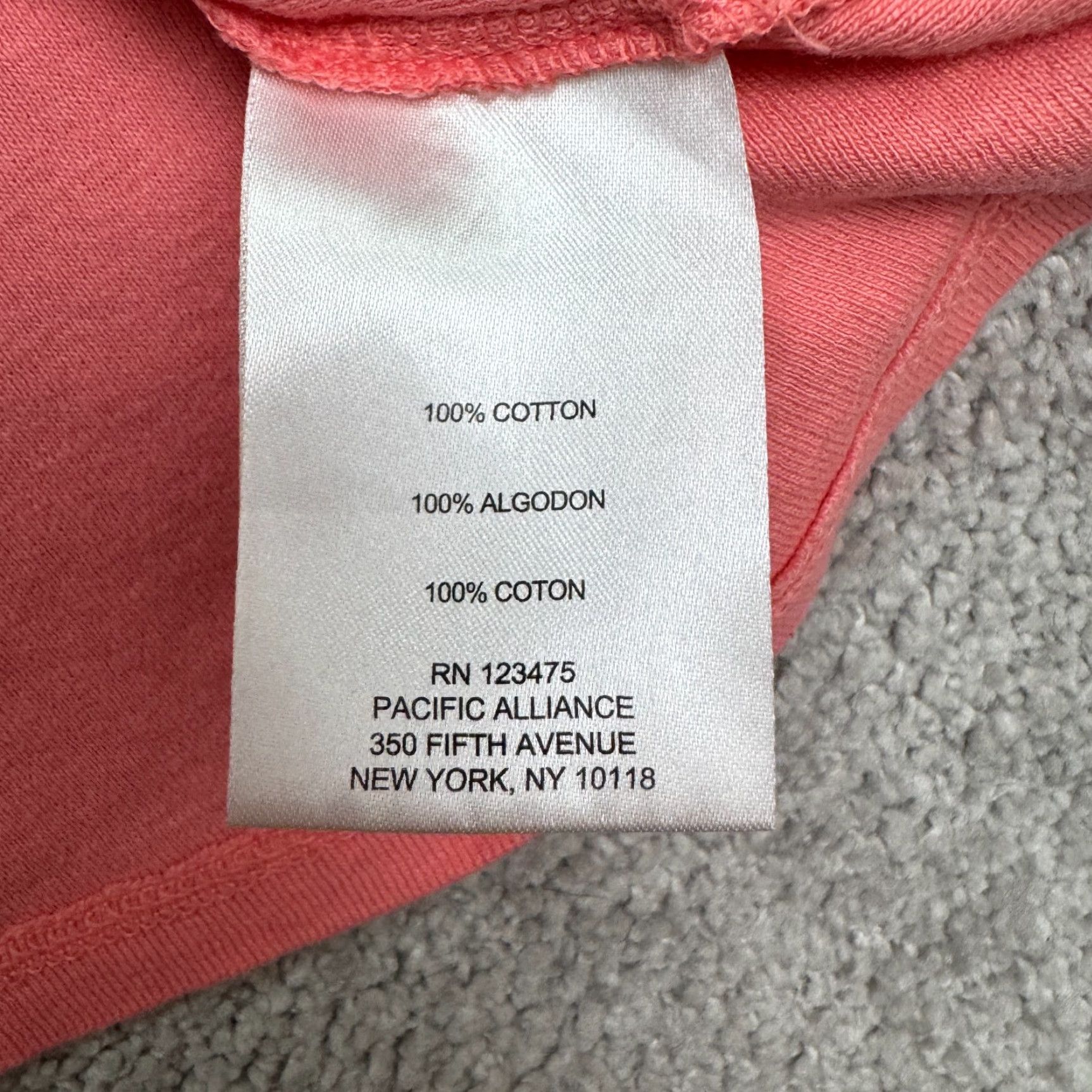 Ellen Tracy Ellen Tracy Pink Blouse Womens 1X Bell Sleeve Cotton Top Keyhole Gold Accent Casual Knit Lightweight Breathable Easy Care Modern Classic Size XL / US 12-14 / IT 48-50 - 6 Thumbnail