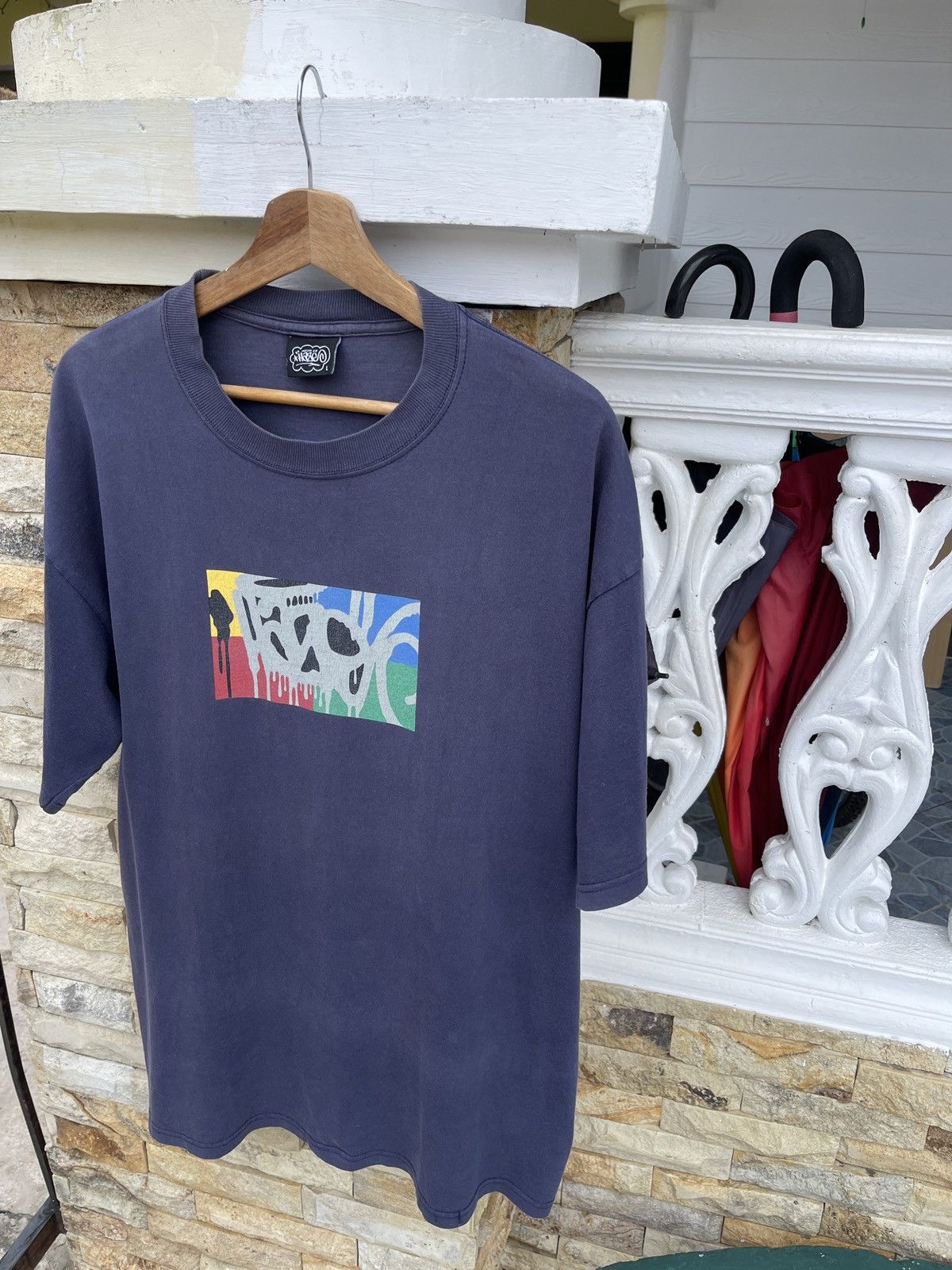 Vintage Last Drop🔥SUN FADED🔥Vintage Haze ERD Skateboards TEE Size US L / EU 52-54 / 3 - 2 Thumbnail