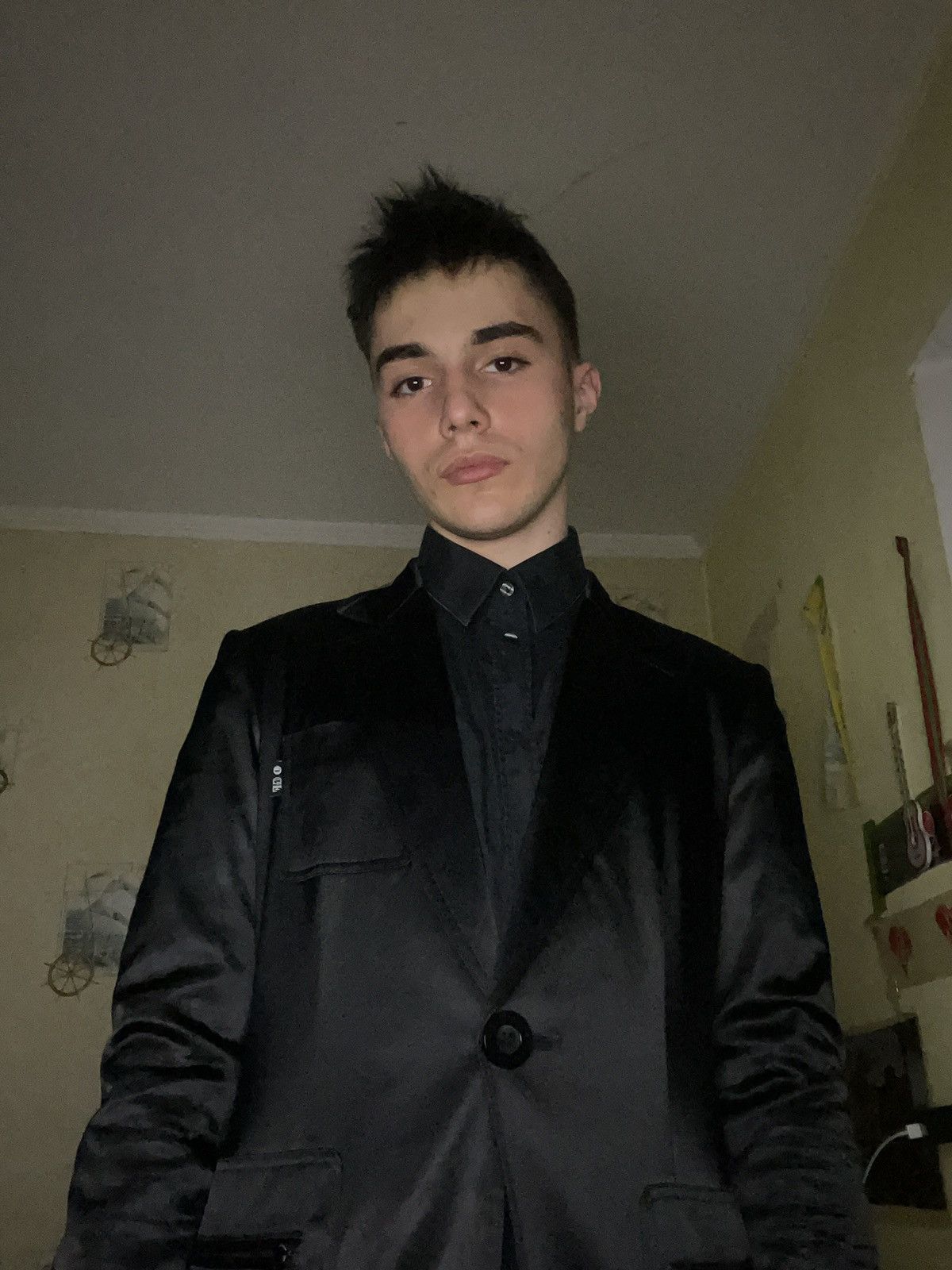 Gianfranco Ferre × If Six Was Nine Nosferatu GFJ Italy 99ss Blazer Opium Fit Nylon Fit Style Size US M / EU 48-50 / 2 - 1 Thumbnail
