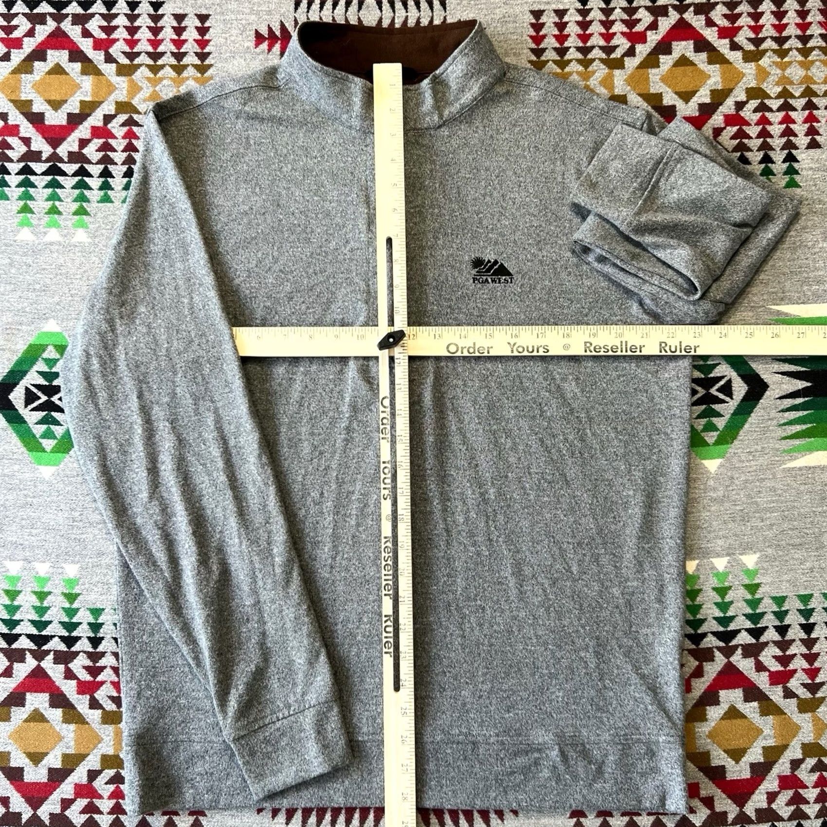 Vintage Straight Down 1/4 Zip Pullover Mens XL Gray Stretch Performance Golf D9 Size US XL / EU 56 / 4 - 3 Thumbnail