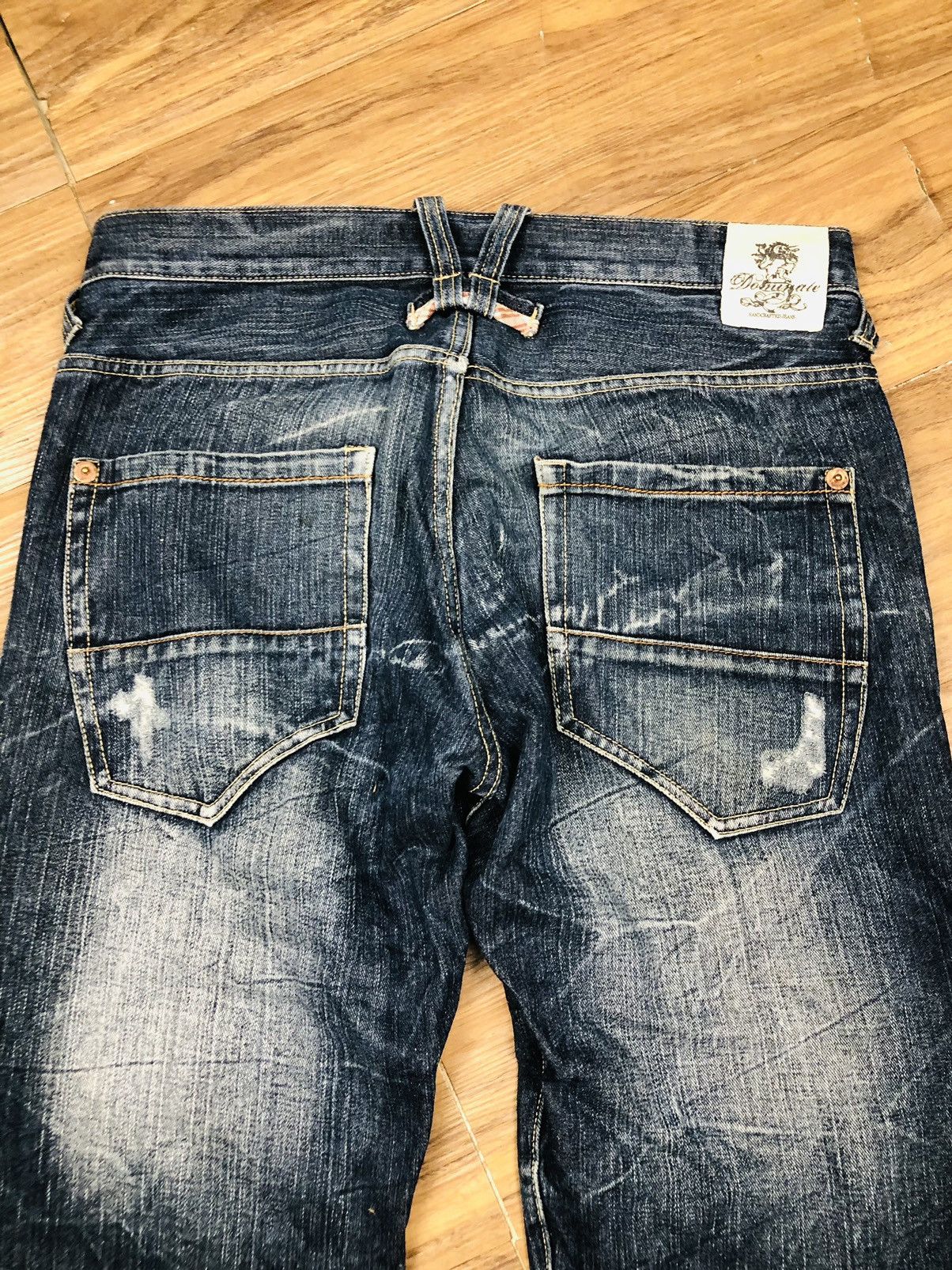 Japanese Brand Dominate Handcrafted Jeans (33) Size US 32 / EU 48 - 14 Thumbnail