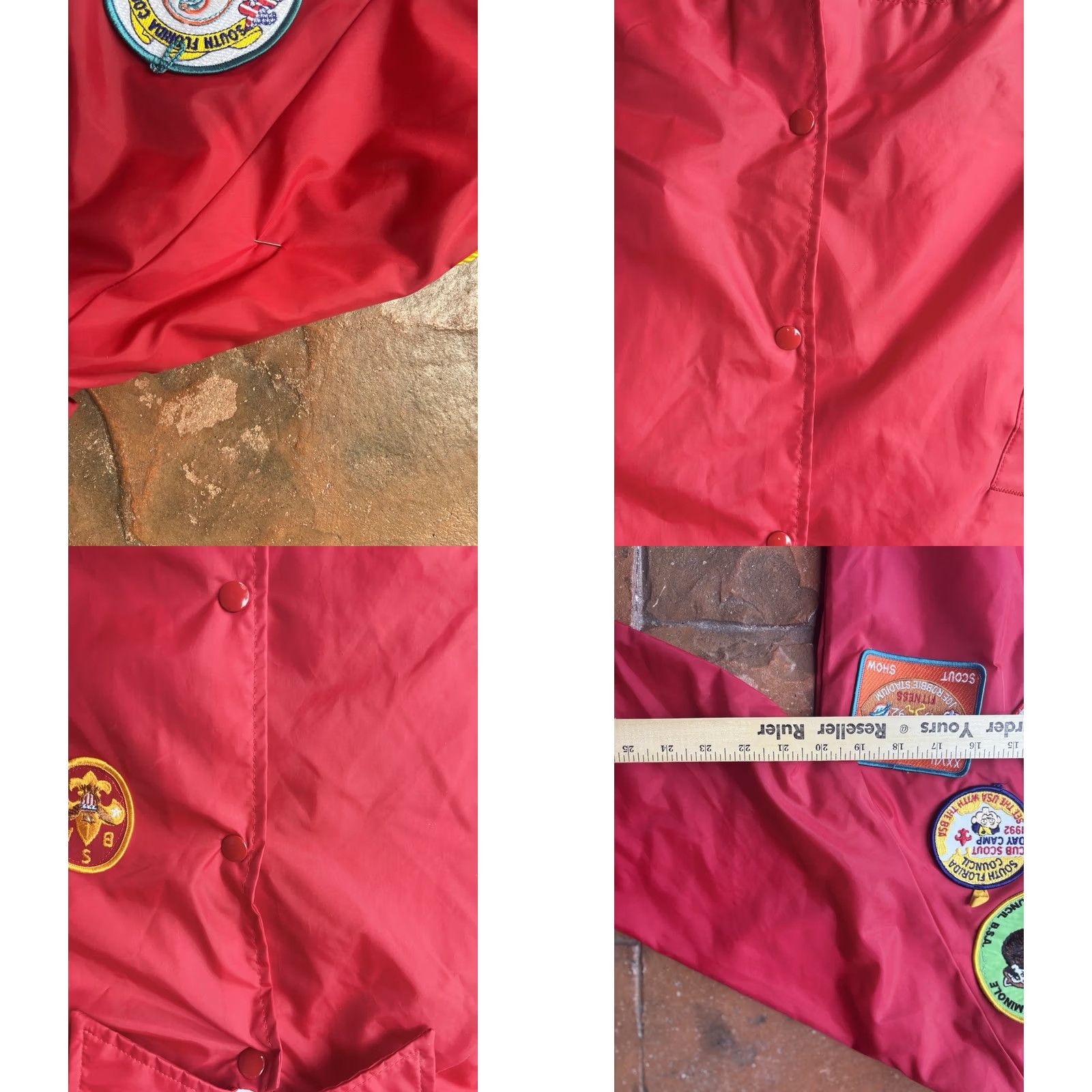 Vintage VINTAGE BSA Boy Scout South Florida Miami Jacket Small Patch Button Snap Windbreaker Size US S / EU 44-46 / 1 - 8 Thumbnail