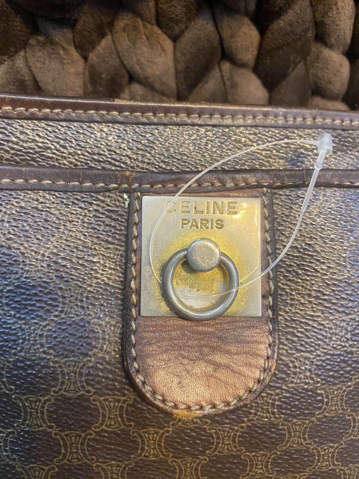 Celine Authentic Vintage Celine Monogram Clutch Size ONE SIZE - 3 Thumbnail