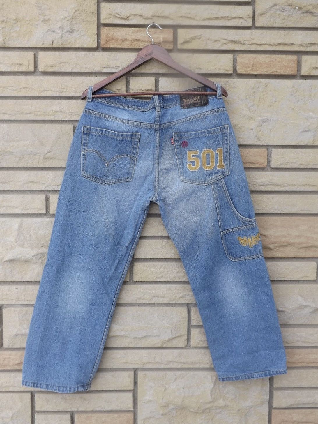 Levi's Vintage Clothing Vintage Levi’s 501 Embroidered Denim Jeans Size US 32 / EU 48 - 1 Thumbnail