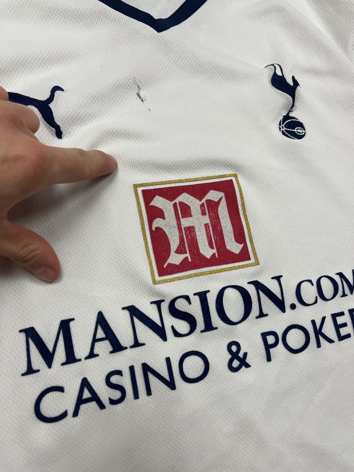 Puma × Vintage Tottenham Hotspur 2008/09 Home Soccer Jersey Football Shirt Size US M / EU 48-50 / 2 - 5 Thumbnail
