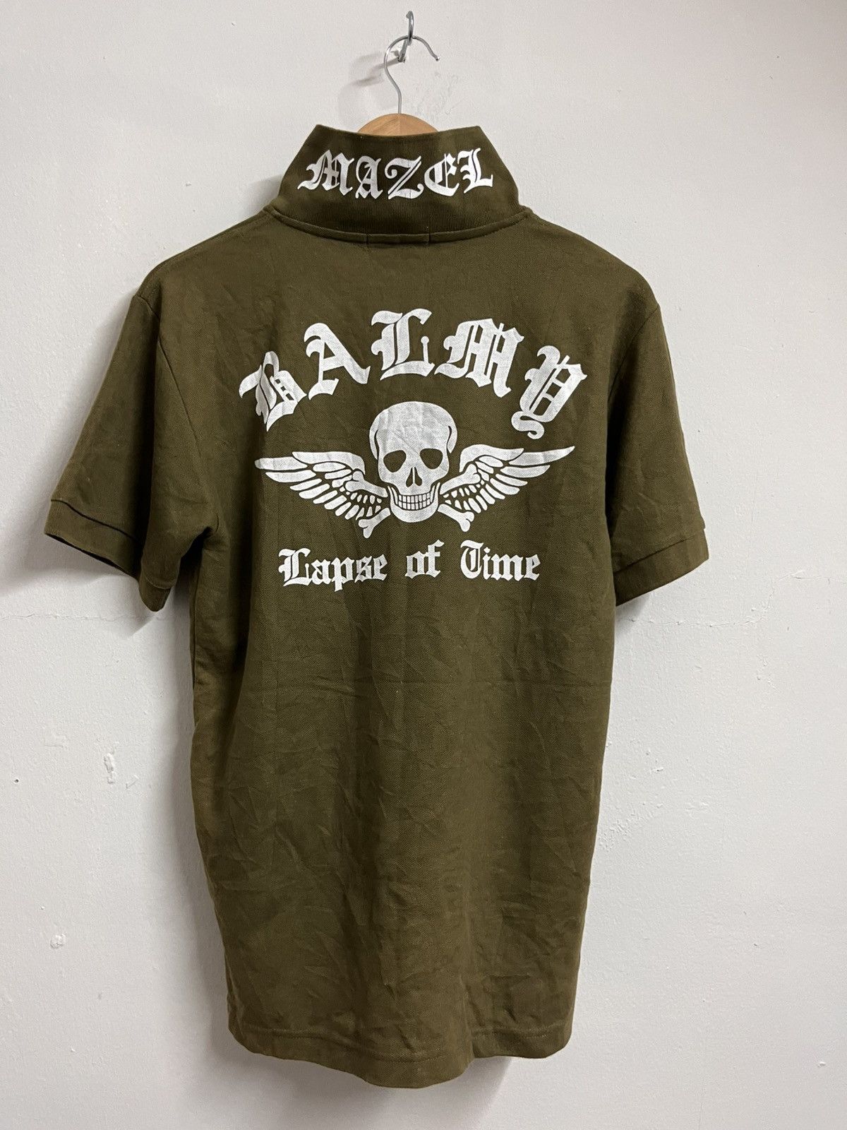 Japanese Brand Mazel CH Rip Off Skull Cross Tee Size US M / EU 48-50 / 2 - 2 Thumbnail