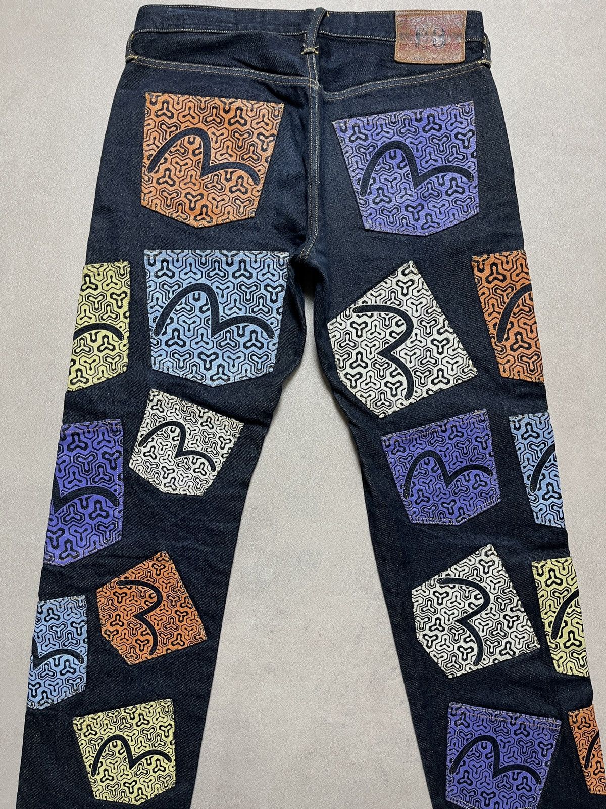 Evisu Evisu Multipocket Logo Selvedge Denim Jeans Size US 31 - 2 Thumbnail