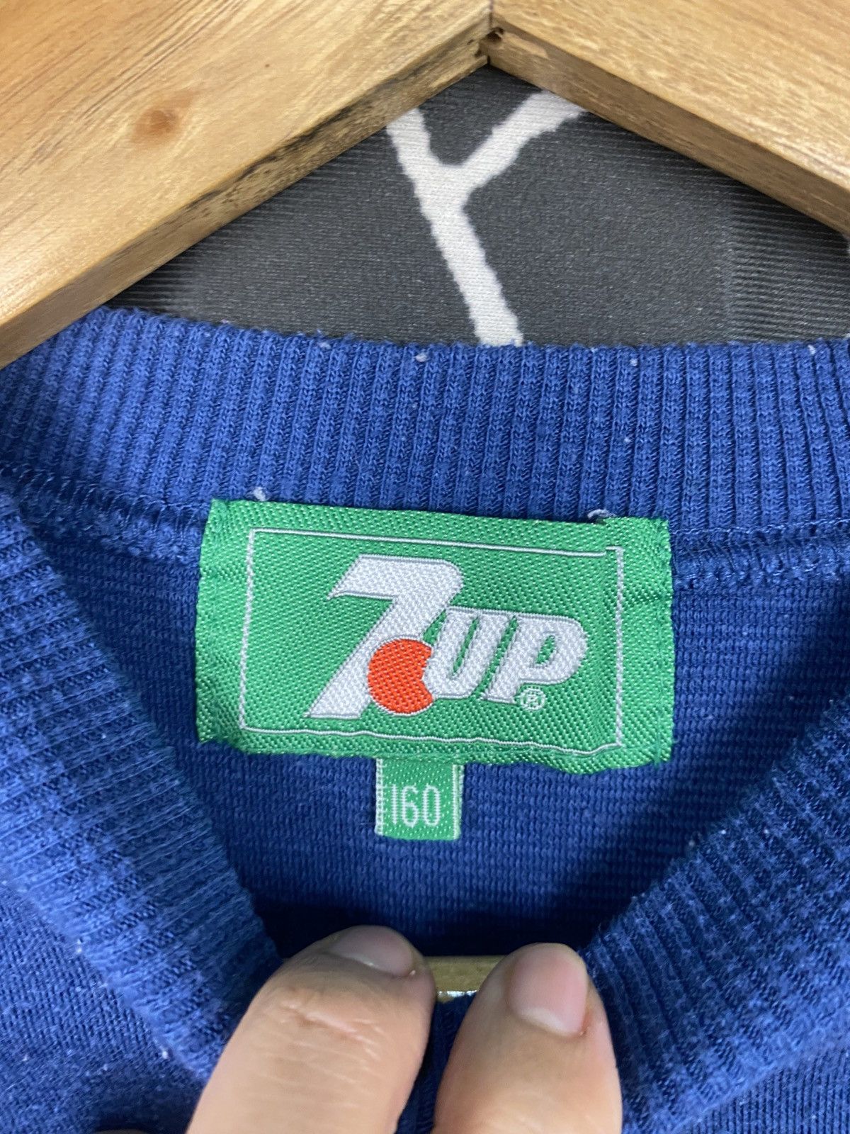 Vintage Vintage 7up Stripe Sweatshirt Size US S / EU 44-46 / 1 - 4 Thumbnail