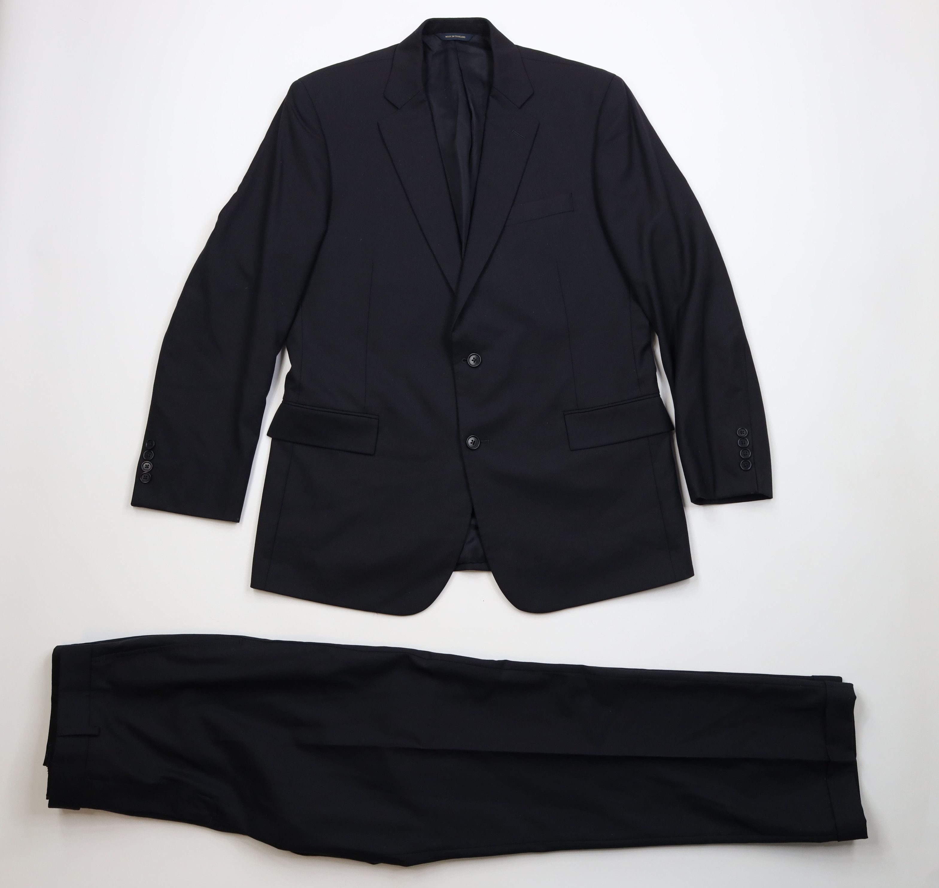 Brooks Brothers Brooks Brothers Mens Size 44L Wool 2 Piece Suit Wedding Navy Size 44L - 1 Thumbnail