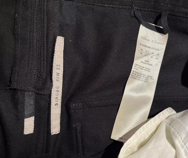 Rick Owens Rick Owens size US 46 22fw Geth Bela Leather Pants 2504-Ne Size US 30 / EU 46 - 2 Thumbnail