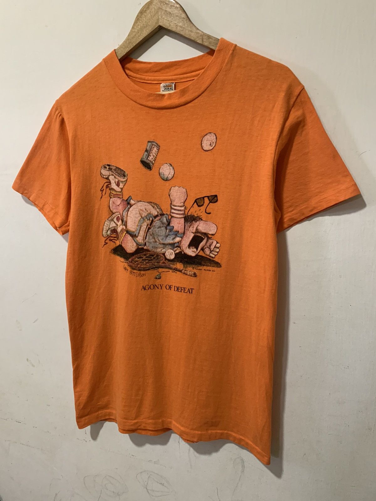 Hanes Very Rare Vintage 70s Gary Patterson Agony Of Defeat Size US M / EU 48-50 / 2 - 5 Thumbnail