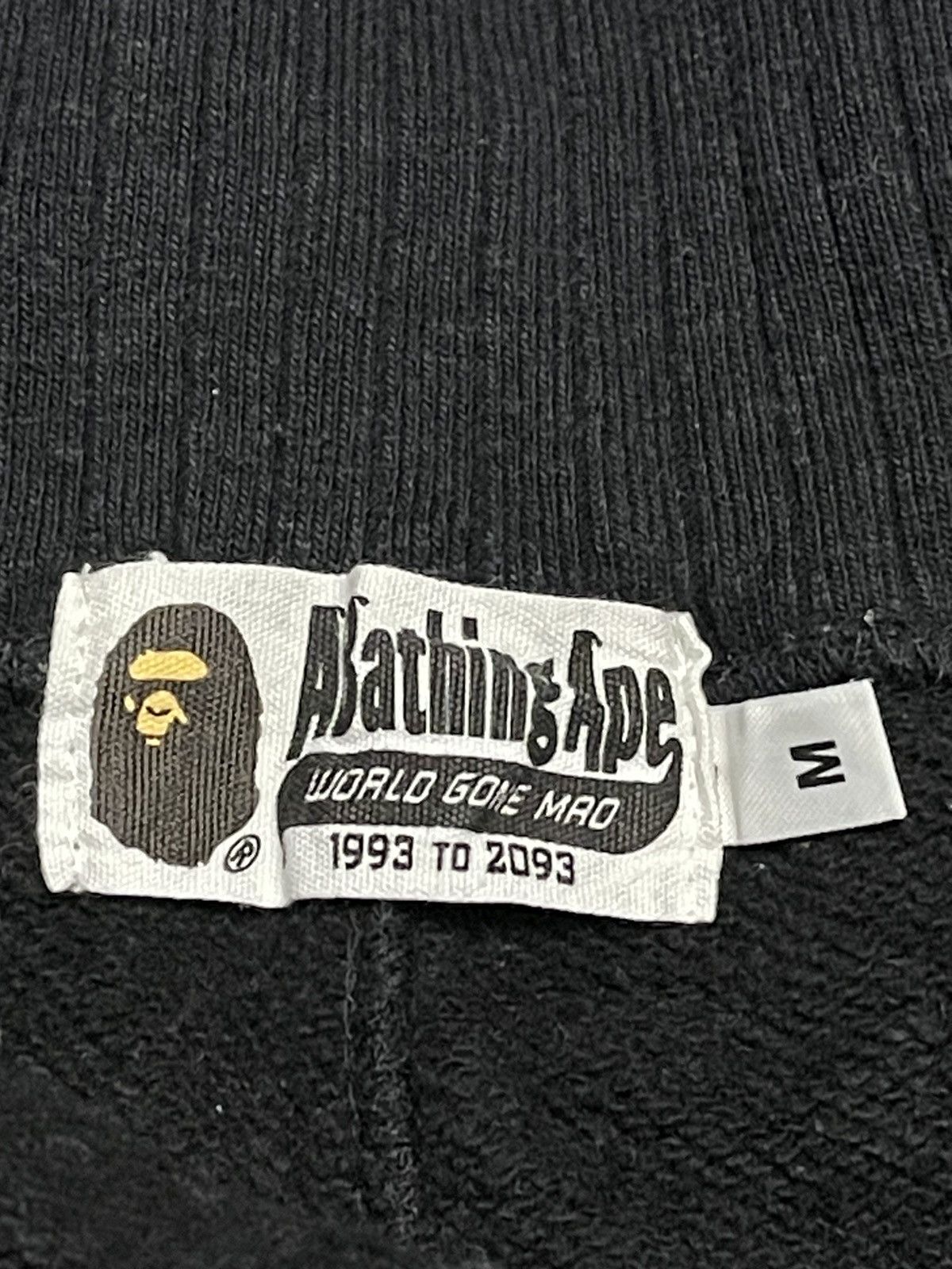Bape Text Stripe Sweat Pants Size US 34 / EU 50 - 6 Thumbnail